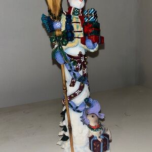 Lenox Holiday Snowman with Gifts and Broom